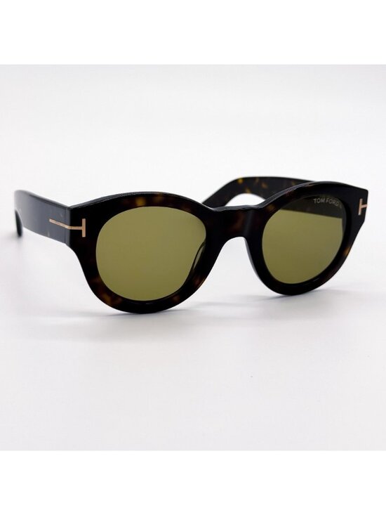 NEW TOM FORD LUCINDA SUNGLASSES TF1212 52N ROUND HAVANA UNISEX EYEWEAR FT1212 main image 3